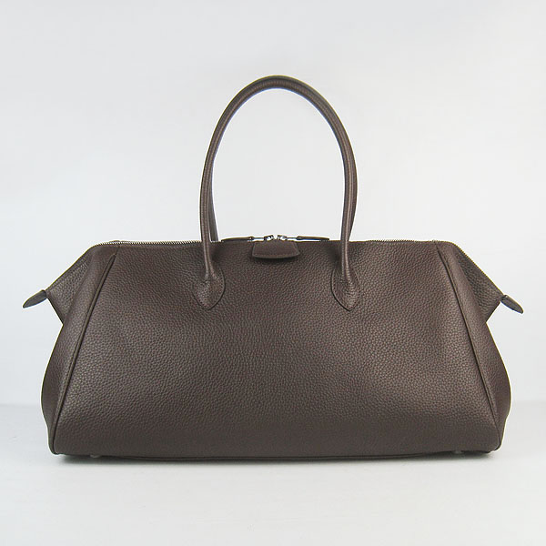 Cheap Hermes Paris Bombay Large Bag Dark Coffee H2809 - Click Image to Close